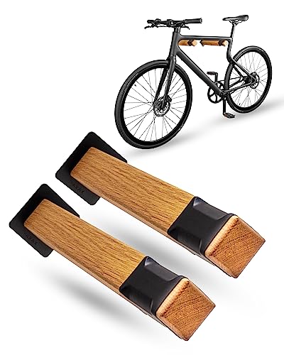 Parax Eiche Fahrradständer Sticks Holz & Schlauch