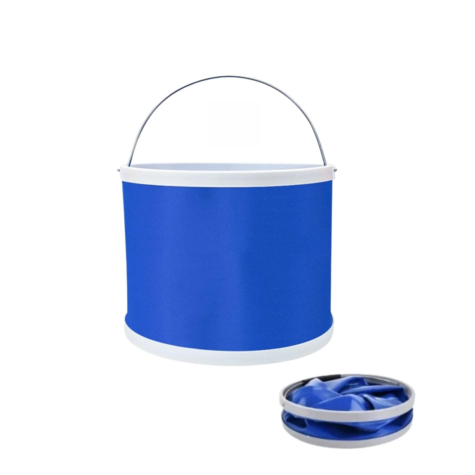 Multifunctional Portable Collapsible Bucket - Retractable Water Storage Container for Outdoor Camping, Fishing, Car Travel & Car Washing