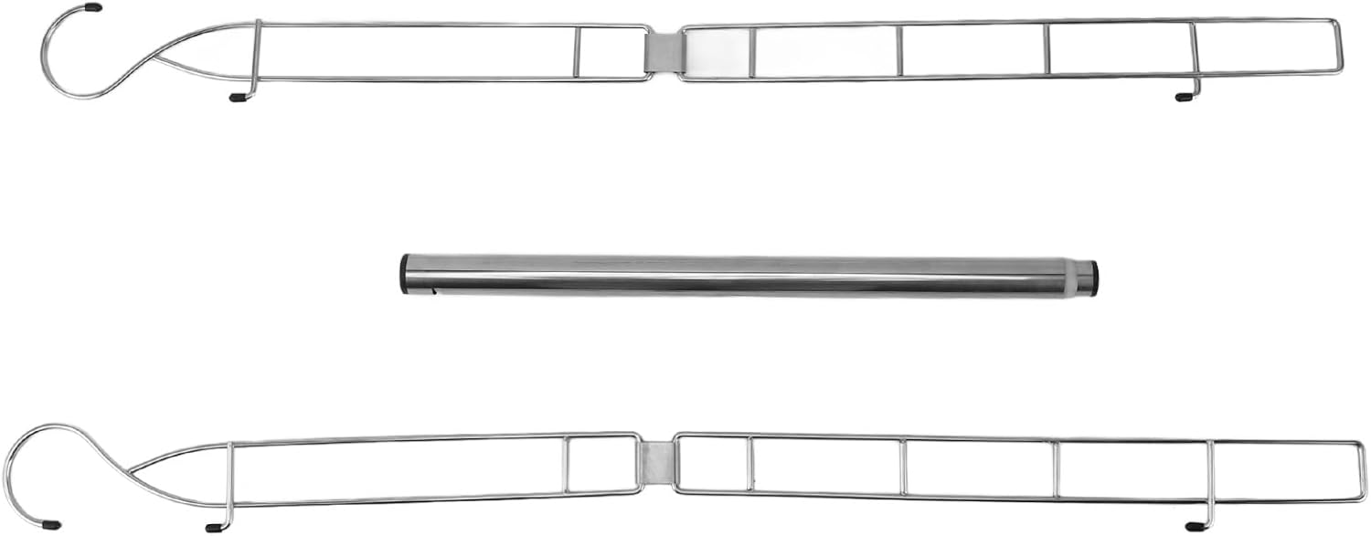 Stainless Steel Hanging Closet Rod Extender for Balcony