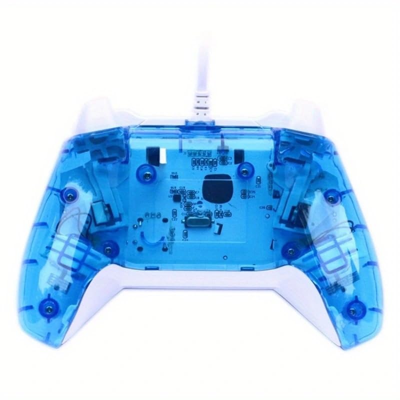 Seven Fairies Wired USB Game Controller for Windows PC, Android, Nintendo Switch & Steam Deck, Hall Effect Joysticks, Turbo, Dual Vibration, Plug and Play Gaming Gamepad with Ergonomic Design