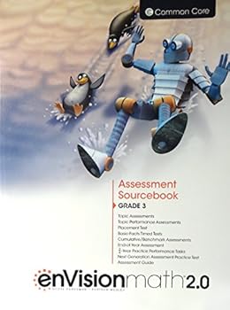 Paperback enVisionmath2.0 - 2016 Common Core Assessment Sourcebook Grade 3 Book