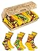 Produktbild Rainbow Socks - Tacos Box Socks - Damen Herren Novelty Lustig Geschenk Socken mit Taco-Muster Für Fans von leckerem Essen und der Mexikanische Küche - 3 Paar - Größen 36-40