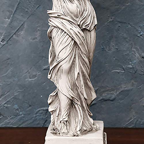 Statue de déesse grecque Victoria blanche 23cm de bureau - 6