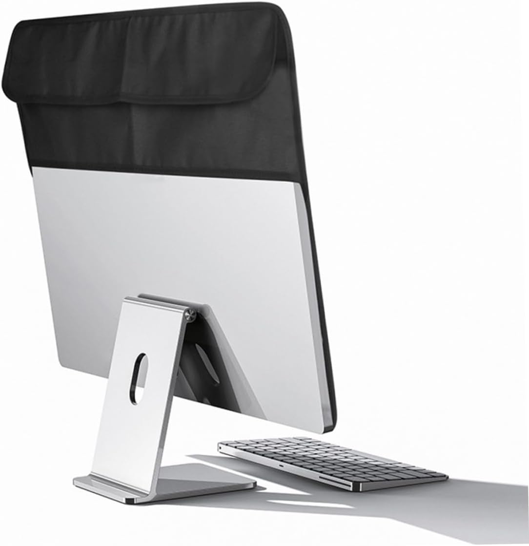 Computer Monitor Dust Cover for Protector Pu Pocket Lightweight and Washable for Home Office Use