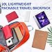 Orange Hiking Backpack Ultralight Waterproof Foldable- 20L Lightweight Day Pack for Outdoor Camping and Travel Backpack for Women and Men