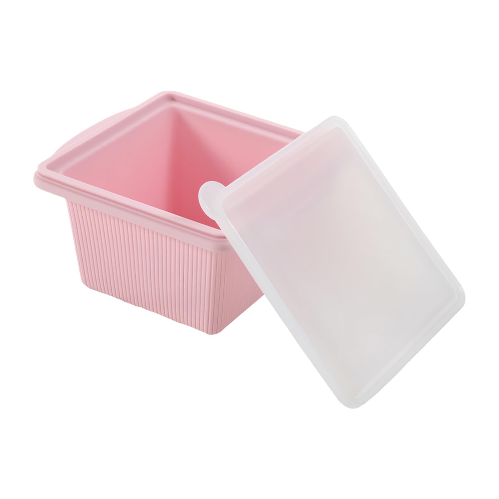 ZEPFJHE Silicone Mold with Metal Frame Cover for Easy Demolding Space Saving Soup Ice for Stable Freezing Large Soup Cubes