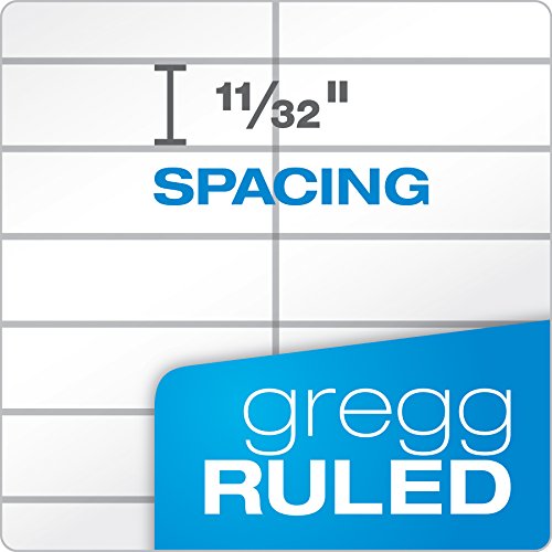 Ampad Gold Fibre Steno Book, 6" X 9", Gregg Rule, Green Cover, 100 Sheets (20-806R) #TOP2