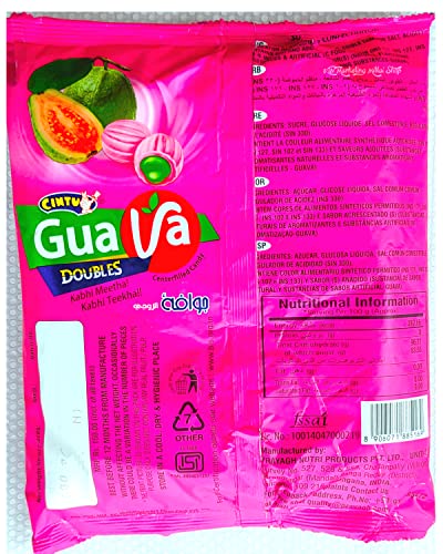 Image of CINTU Mango Chatpat Candy - 2 Packs - Pack of 160 Pieces and Cintu Double Guava Candy - Pack of 150 Pieces