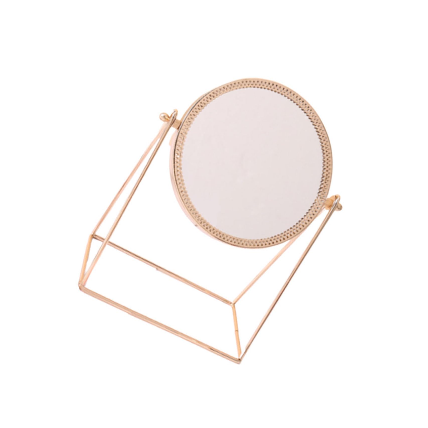 Miroir maquillage métal or rose : l'excellence du miroir de maison haut de gamme