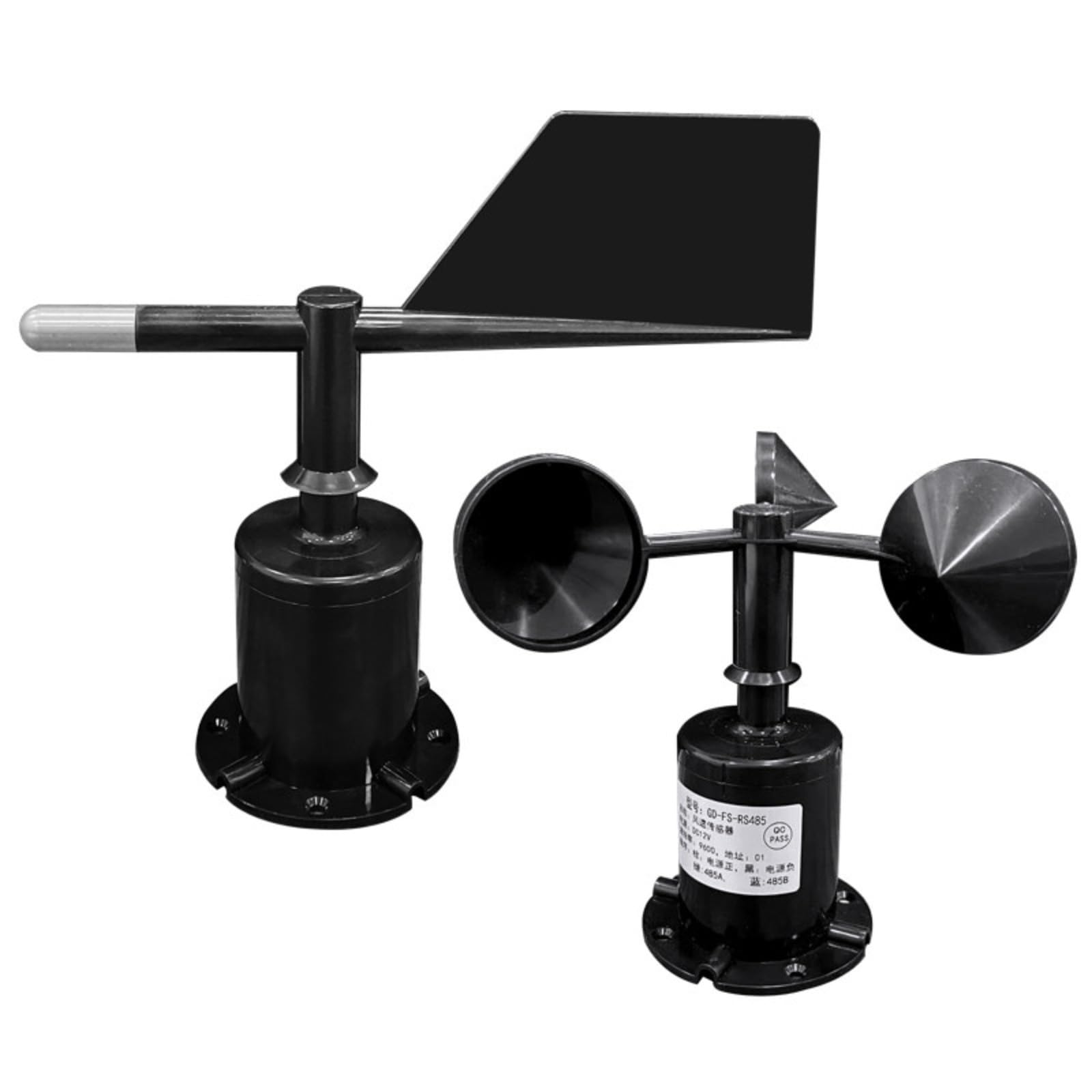 Aparato de alarma visualización meteorológica con sensor velocidad y dirección del viento tres tazas(Sensor 0-5v output)