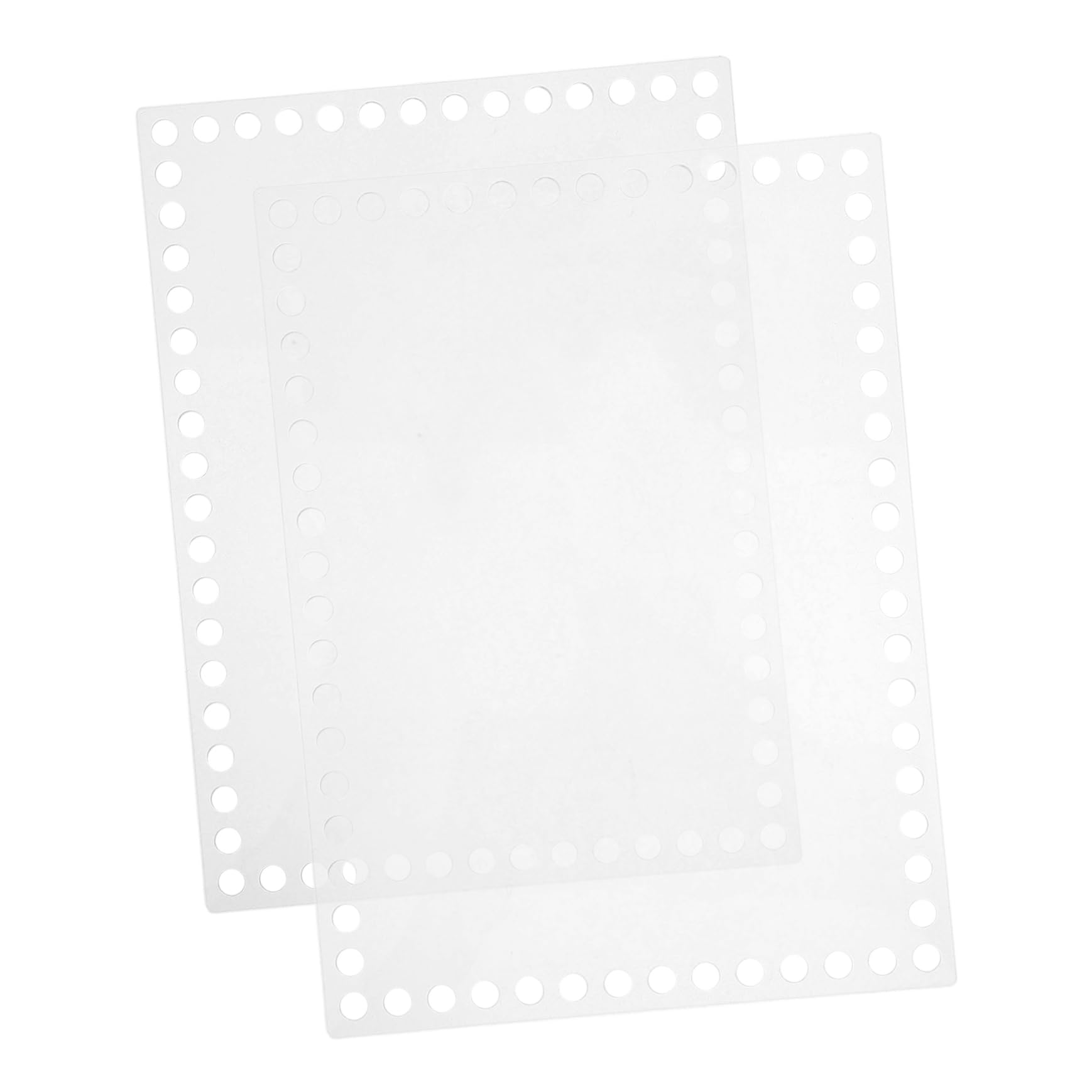 Gogogmee Acrylic Weaving Material 2mm Thick Crochet Weaving Board for DIY Braiding Disk Craft