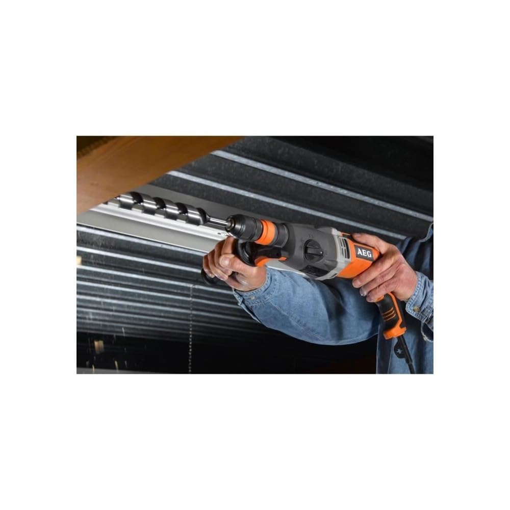 Perforateur-burineur AEG KH28SuperXEK - 1010 W - 2,8 J - Coupe 28 mm - Mandrin métal auto-serrant 13 mm