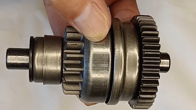 Startmotor Koppeling Gear Assembly voor GY6 49cc 50cc 139QMB Scooter