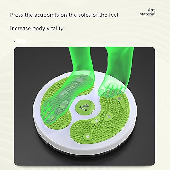 Ab Twister Board for Exercise Waist Twisting Disc with 8 Magnets Fitness Twister with Handles Trims Waist Arms Hips and Thighs