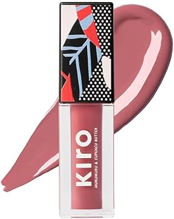 Kiro Glossfinity Crème Gloss - Blushing Apricot, 5ml | High-Shine Nude Lip Gloss | Hydrating, Non-Sticky Formula | Enriche...