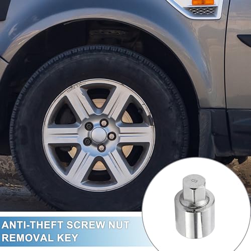 Image of Car Wheel Lock Lugnut Type B Anti-theft Screw Nut Removal Key Socket for Land Rover Range Rover Evoque Freelander