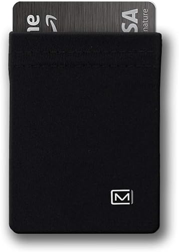 Modern Carry - Cartera delgada para tarjetas de crédito ultra fina Negro Cartera para tarjetas de crédito