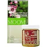 MOOM Organic Hair Removal kit with Tea Tree (Classic), 6-Ounce Jars (Pack of 2)