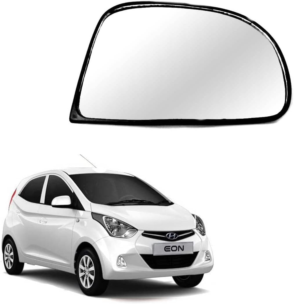 JECKONFY - Right/Driver Side Sub Mirror Plate/Rear View Mirror Compatible With Hyundai Eon Era/Magna/D-lite Model