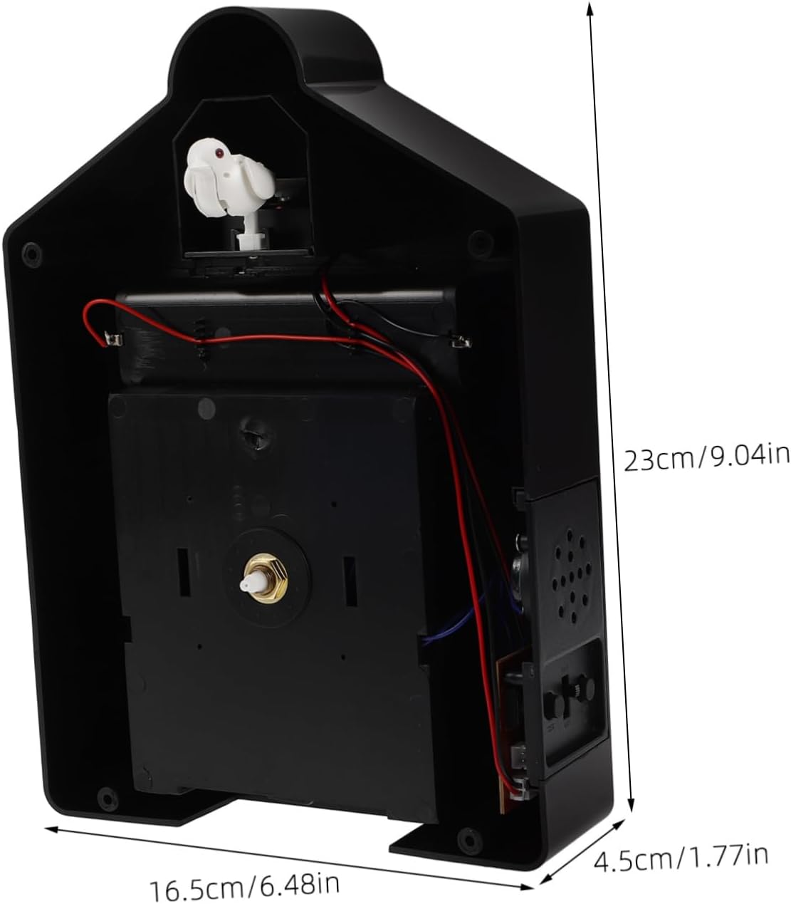 Cabilock Modern Quartz Wall Clock Mechanism Cuckoo Clock Motor Battery Operated Parts for Vintage Decor