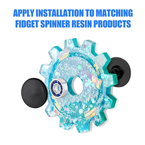 Image of NiArt Fidget Spinner Toy DIY Bearing with Caps Set 22-Pack, MR137 0.5 inch Single-Sealed Chrome Steel Bearing Balls Replacement High Speed 13mmx7mmx4mm Epoxy Resin Casting Craft Skateboard Stress Reliever