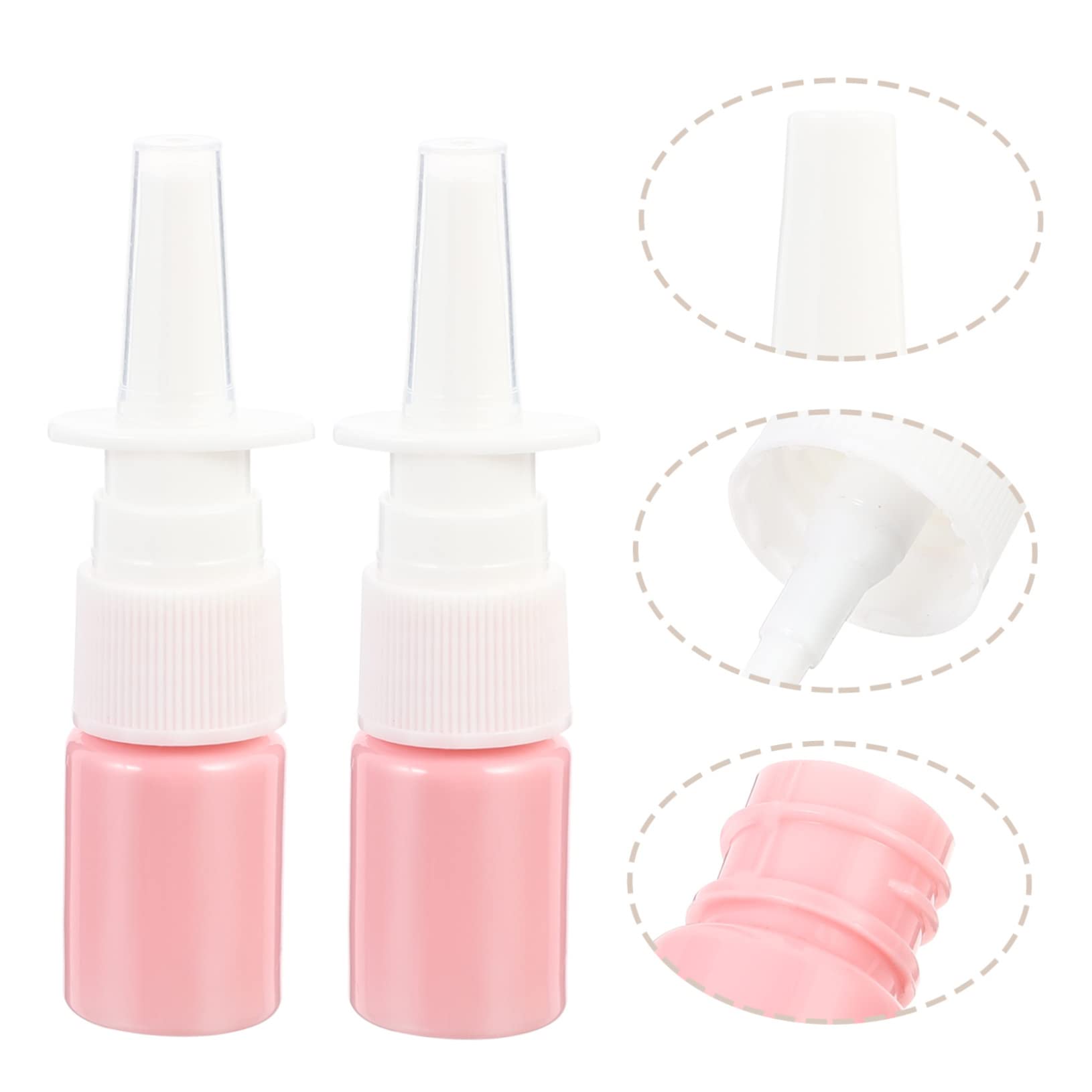 DOITOOL 50 Stück Tragbare Sprühflaschen 5ml aus Kunststoff für Reisen