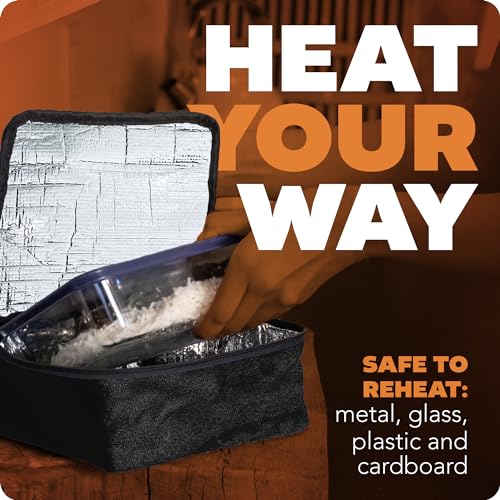 image for HOTLOGIC Mini Heated Lunch Box - Portable Electric Food Warmer for Men