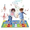 Tyhbelle Klaviermatte, Musikmatte Babys Tanzmatte mit 8 Musikinstrumente Spielmatte 5 Mode Dance für Jungen und Mädchen 130cm x 48cm