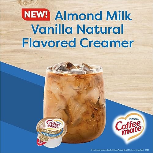 Coffee-mate Plant Based Almond Milk Vanilla Creamer Singles, 50 Count - image 5