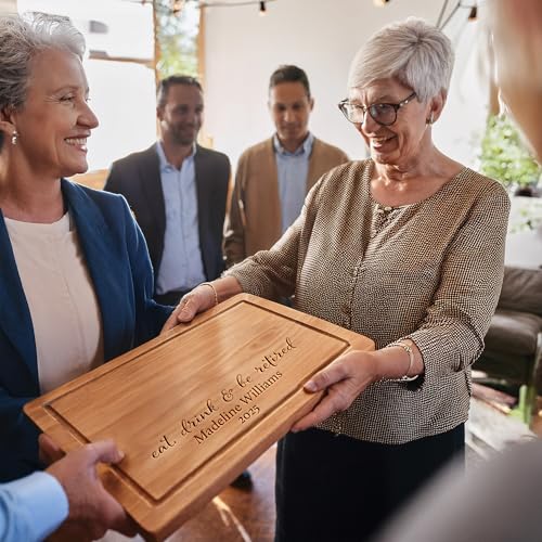 Tabla de cortar rectangular de madera personalizada miniatura 2