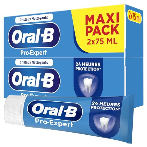 Oral-B Dentifrice Pro-Expert, Conçu Pour Protéger Les Gencives, Contre Taches En Surface, Brossage Des Dents Pour Une Protection Professionnelle, Maxi Pack...