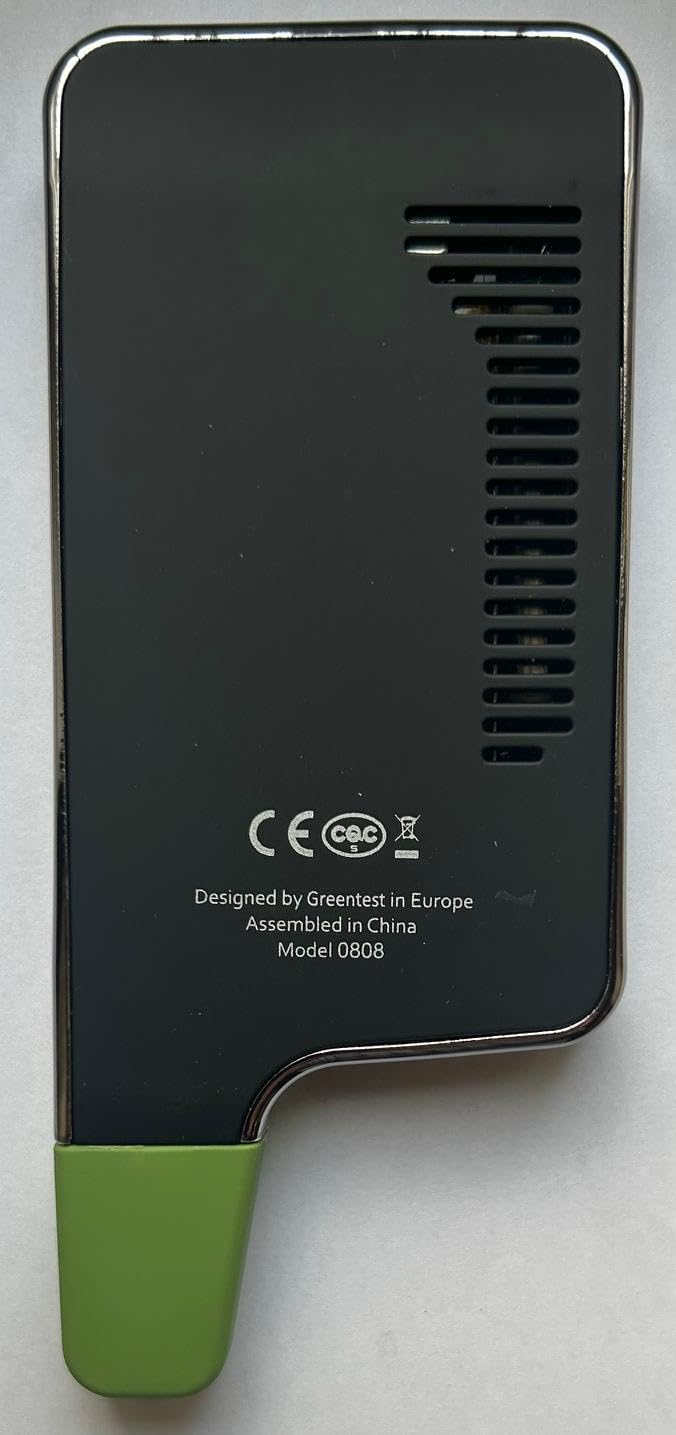 Greentest Eco 6 portatile Rilevatore di Nitrati + Rivelatore di radiazioni + acqua prova TDS radiometro geiger counter nitrate test radiation detector (Nero)