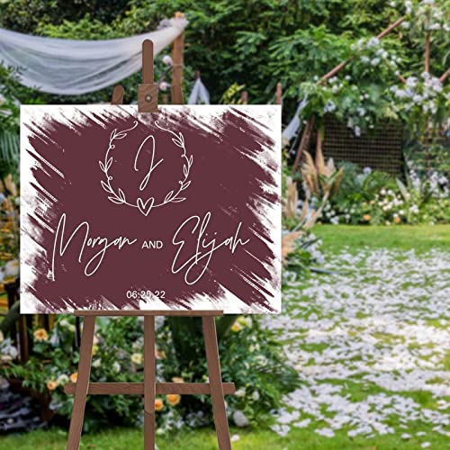 Panneau bienvenue mariage personnalisé pour guider facilement vos invités