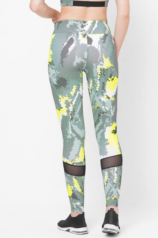 Image of Women's JUST-Dry 7 /8 DIGI CAMO Printed MESH Tights