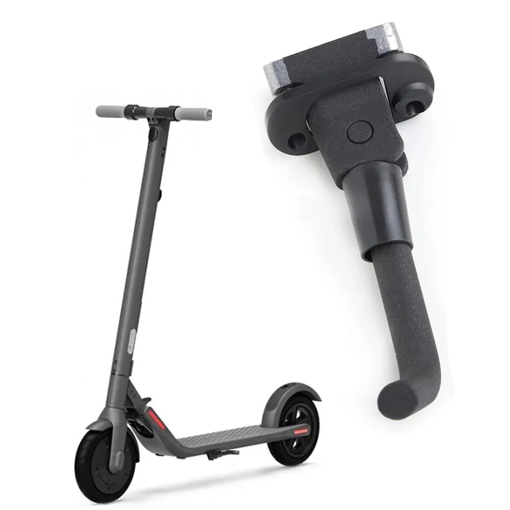 Béquille de Support de Pied for Trottinette électrique Ninebot Kickscooter E22 E25 E45, Accessoires de Support de stationnement, pièces de Rechange(E22 E25 E45 Black)