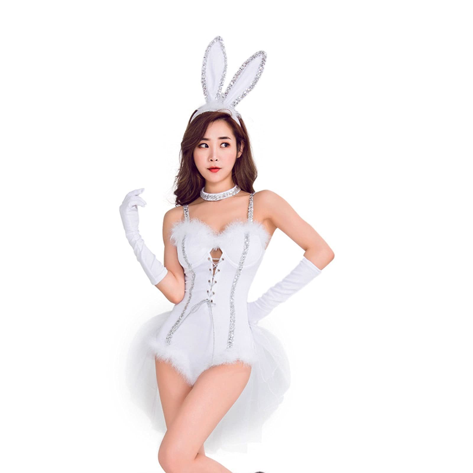Buy Women Sexy Bunny Suit Halloween Lingerie Costume Playboy Playmate