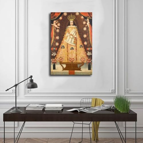 Impression sur toile Notre Dame de Bethléem cadre suspendu - 3
