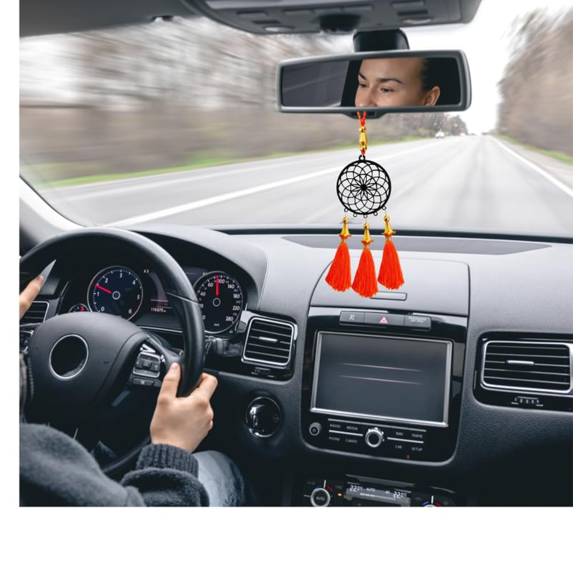 Acrylic Wheels Design Car Hanging Decor