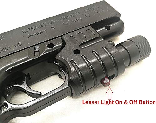 Image of HALO NATION 2in1 Police Pistol BB Bullet Gun Toy - Air Pistol Suitcase Mouser Gun with 6mm Bullets & Water Jelly Bullets - with Laser Target for Kids Glock Mouser Revolver Toy Gun - Black