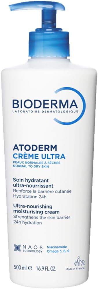 Bioderma Atoderm Creme Ultra-nourishing cream for Normal to sensitive dry skin, 500ml