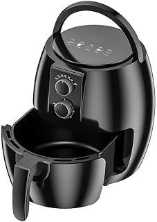 azorex Friteuse d'air sans huile 4,5 l chaude 80 à 200 °C Contrôle de la température et minuterie 1350 W