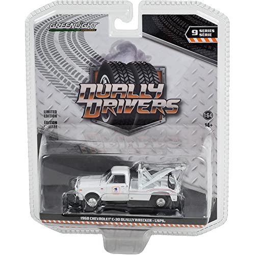 Greenlight 1968 Chevy C-30 Dually Postal Service 1:64 miniatura 2
