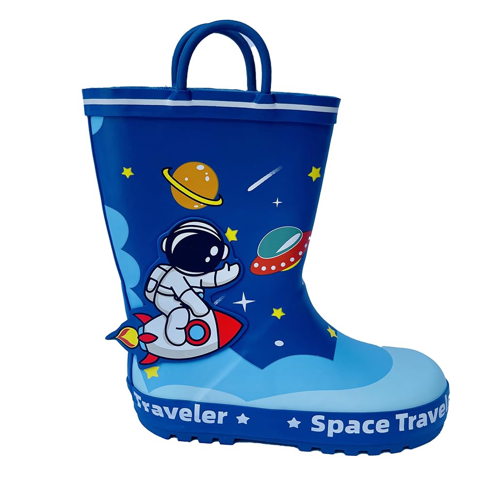 Little Surprise Box UNWRAP A HAPPY STORYLittle Surprise Box Waterproof Flexible Rubber Gum Boots for Kids With Handle