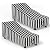 Hptmus 2Pcs Outdoor Chaise Lounge Covers - Patio Chaise Lounge Covers Heavy Duty Waterproof Outdoor Patio Furniture Covers Lounge Chair Covers, 80"L x 28"W x 30"H(Black&White Stripe)
