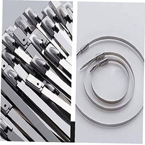 Kabelbinders Rvs Herbruikbare Metalen Heavy Duty Vergrendeling voor Eenvoudige Installatie Thuiskantoor Garage Workshop… - Image 6