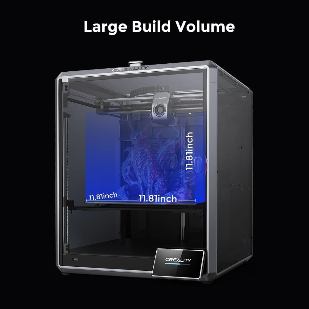 Review Creality K1 Max: Impressão 600 mm/s Testado por 7 dias