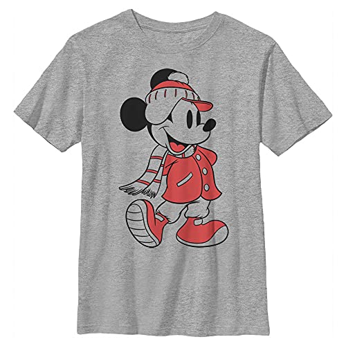 T-shirt Mickey Disney en coton doux Athletic Heather XL
