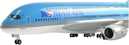 Miniatura 7 de Para modelo a escala 1160 de avión fundido a presión para modelo de avión coreano Air Airbus de resina, colección de moldes de fundición a presión,