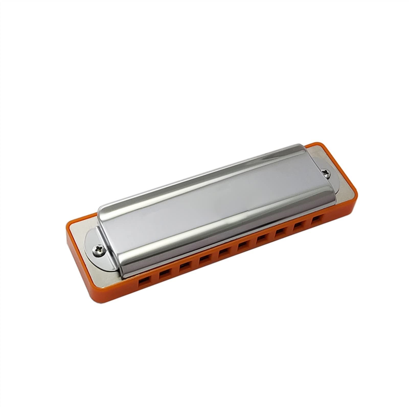 Diatoniczna Profesjonalna Harmonijka Ustna 10 Otworów Narządy Ustne ABS Grzebień Instrument Muzyczny Harmonijka Dla Początkujących (Color : Key of A)