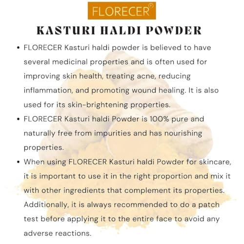 Image of Florecer Kasturi Haldi, Neem, Orange Peel, Beetroot And Multani Mitti Powder For Face And Skin Care- Each 50 Gram